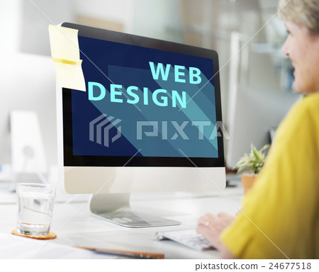 Web Design Ideas Layout Website Technology Concept 24677518