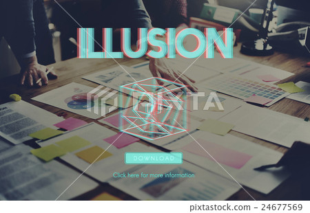3D Three Dimensional Futuristic Display Modern Concept 3D Three Dimensional Futuristic Display Modern Concept 24677569