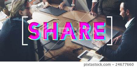 Share Connection Information Networking Social Concept 24677660