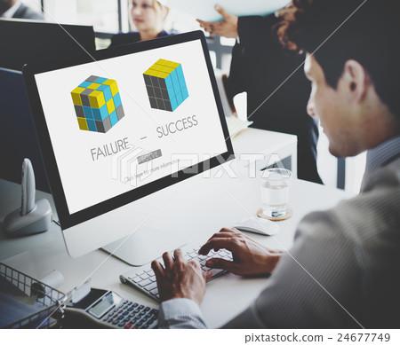 Failure Success Achievement Excellence Failing Concept 24677749