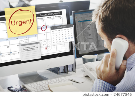 Urgent Prioritize Focus Urgency Importance Concept 24677846