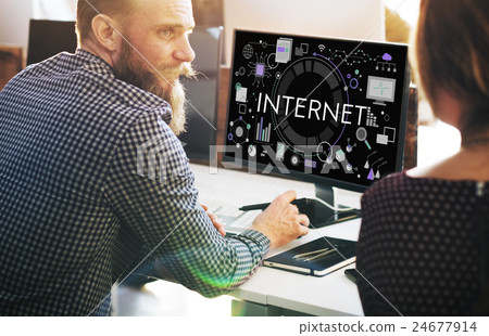 Internet Online Technology Connection Computer Concept 24677914