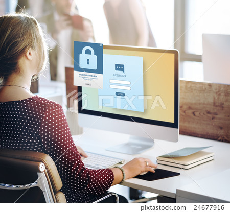Security Register Account Apply Concept 24677916