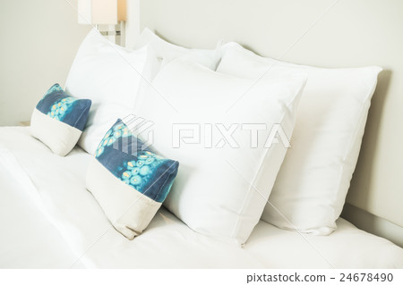 Pillow on bed 24678490