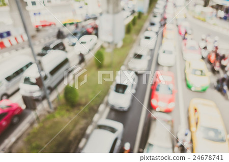 Abstract blur traffic 24678741