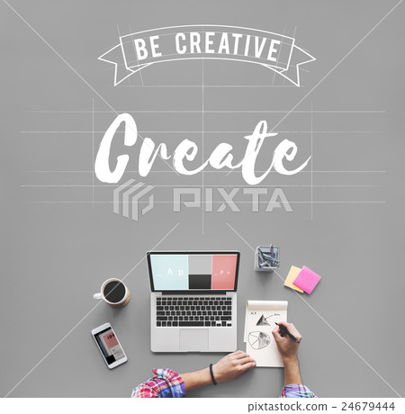 Create Creative Creativity Ideas Imagination Inspire Concept 24679444