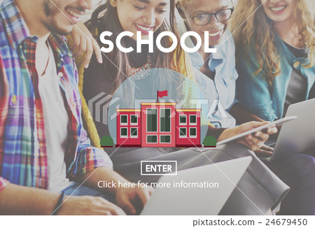 School Academy Education Graphics Concept School Academy Education Graphics Concept 24679450