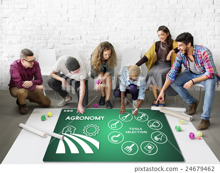 Agriculture Harvest Agronomy Cultivation Production Concept Agriculture Harvest Agronomy Cultivation Production Concept 24679462