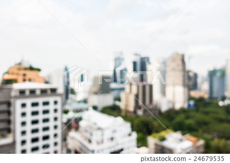 Abstract blur bangkok city 24679535
