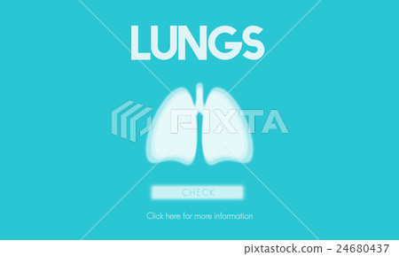 Lungs Medicine Pneumonia Asthma Bronchitis Concept 24680437