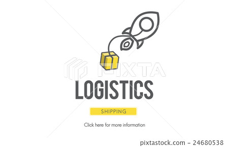 Logistics Distribution Cargo Frieght Manufacturing Concept 24680538