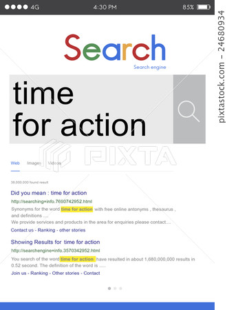 Time for Action Encouragement Motivation Progress Success Concept Time for Action Encouragement Motivation Progress Success Concept 24680934