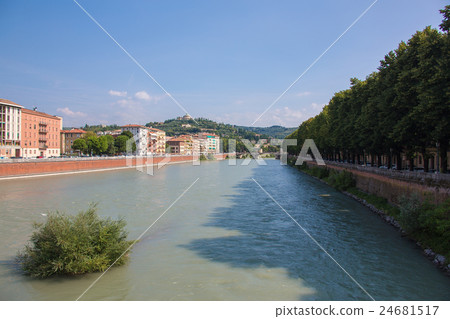 Embankment of river Adige 24681517