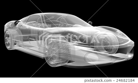 transparent sport car transparent sport car 24682184