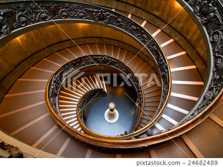 Vatican steps in museum 24682489