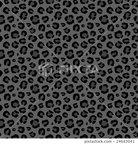 無縫豹紋（黑色） 24683041