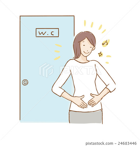 Toilet female illustration 24683446