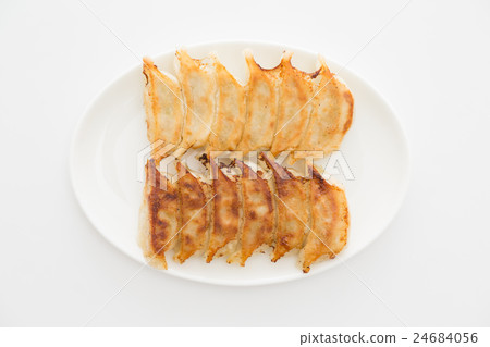 Grilled gyoza white back 24684056