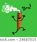 Vector retro character for jokes or comic 24687015