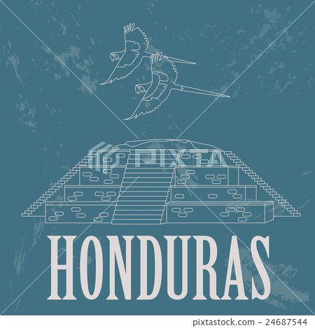 Honduras landmarks. Copan Ruinas Honduras landmarks. Copan Ruinas 24687544