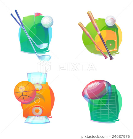 Basketball and baseball, golf, rugby accessories Basketball and baseball, golf, rugby accessories 24687976