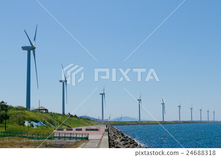 風力發電（北九州市Wakamatsu-ku） 24688318