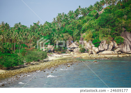 Rocky shore in Thailand Rocky shore in Thailand 24689177