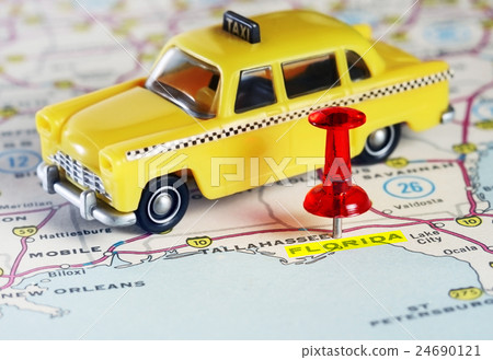 Florida USA map taxi 24690121