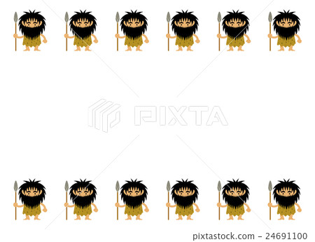 Primitive man's frame 24691100