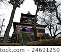 Maruoka Castle (Kasaga Castle) ready for the New Year 24691250