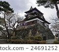 Maruoka Castle (Kasaga Castle) ready for the New Year 24691252