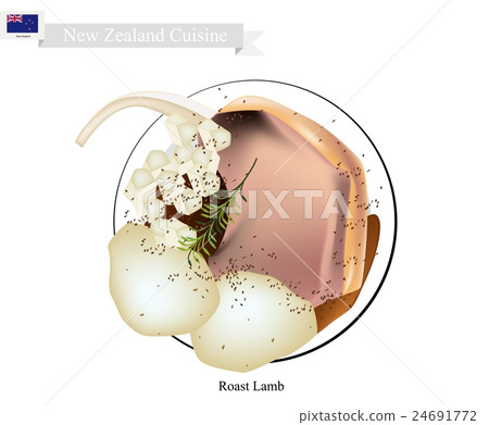 Roasted Lamb, The Popular Dish of New Zealand Roasted Lamb, The Popular Dish of New Zealand 24691772