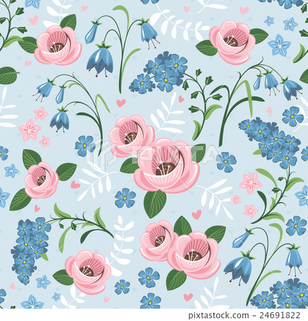 Floral seamless pattern Floral seamless pattern 24691822