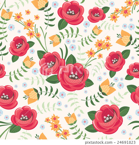 Floral seamless pattern Floral seamless pattern 24691823
