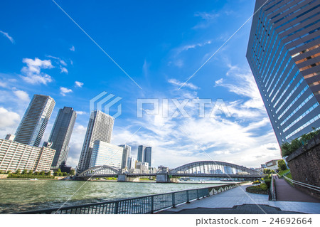 Sumida River and Katsuobashi Bridge 24692664