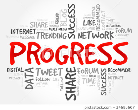 Progress word cloud 24693607