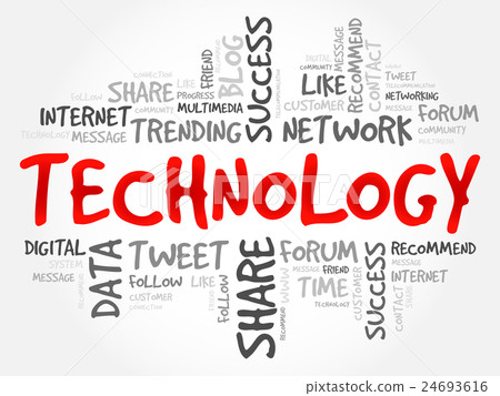 Technology word cloud - Stock Illustration [24693616] - PIXTA