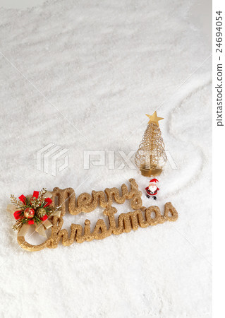 Snowy merry christmas Santa is coming ♪ 24694054