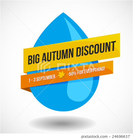 Autumn Sale Discount Logo or Emblem Autumn Sale Discount Logo or Emblem 24696637