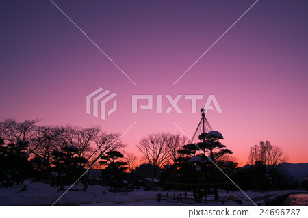 Sunset garden sunsets 24696787