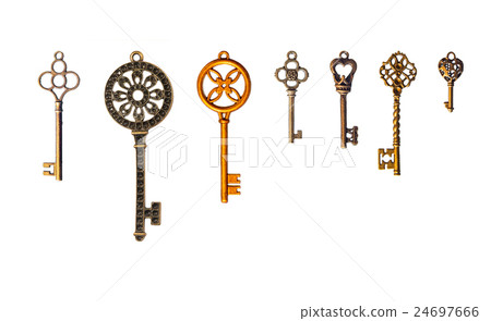 Set of decorative keys 24697666