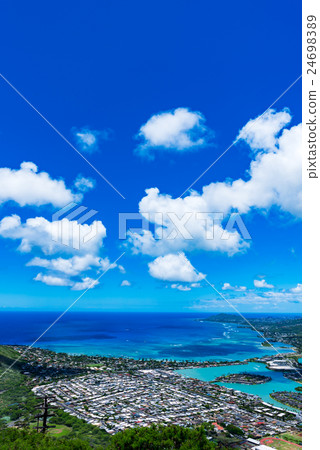 View of Hawaii Kai, Oahu, Hawaii View of Hawaii Kai, Oahu, Hawaii 24698389
