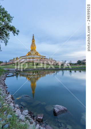 Maha Mongkol Bua Pagoda in Roi-ed Thailand 24699928