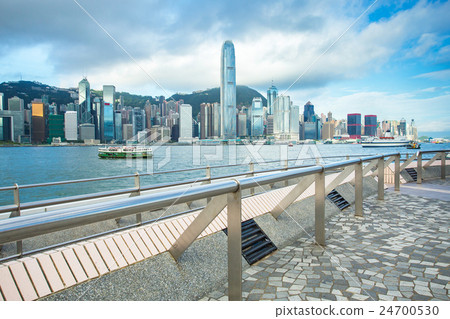 Hong Kong cityscape and view of Victoria Harbour Hong Kong cityscape and view of Victoria Harbour 24700530