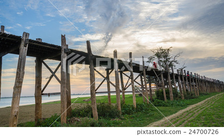 Ubein Bridge, Mandalay, Myanmar  24700726