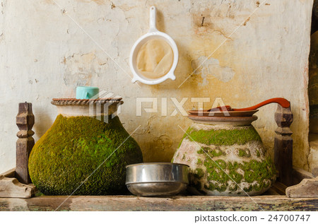 Clay containers containing drinking water Clay containers containing drinking water 24700747