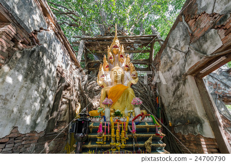 Wat Sang Kratai is 400 years old temple. 24700790