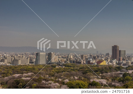City view of Osaka 24701716