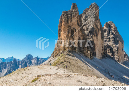 Tre Cime peaks in Dolomites Italian Alps 24702006