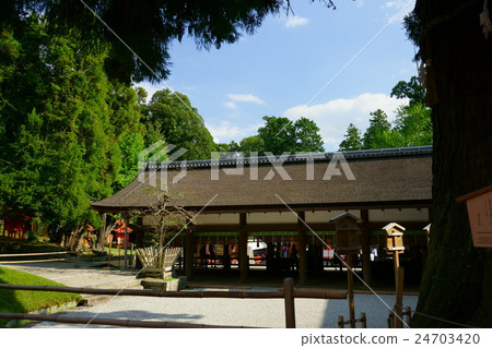 Kasuga Taisha Shrine (from the garden of the apple) Kasuga Taisha Shrine (from the garden of the apple) 24703420